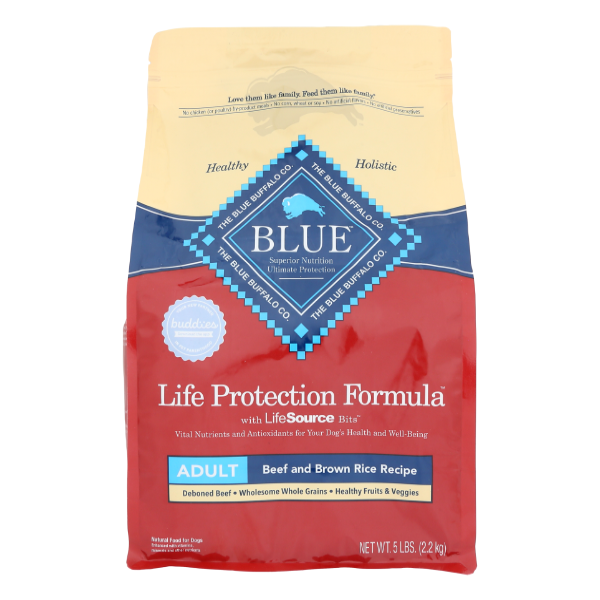 Blue Buffalo Adult Beef Dog Food - 5 Pound