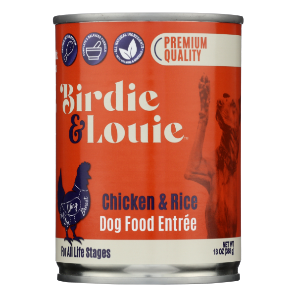 Birdie And Louie Food Wet Dog Chkn Rice - 13 Ounce