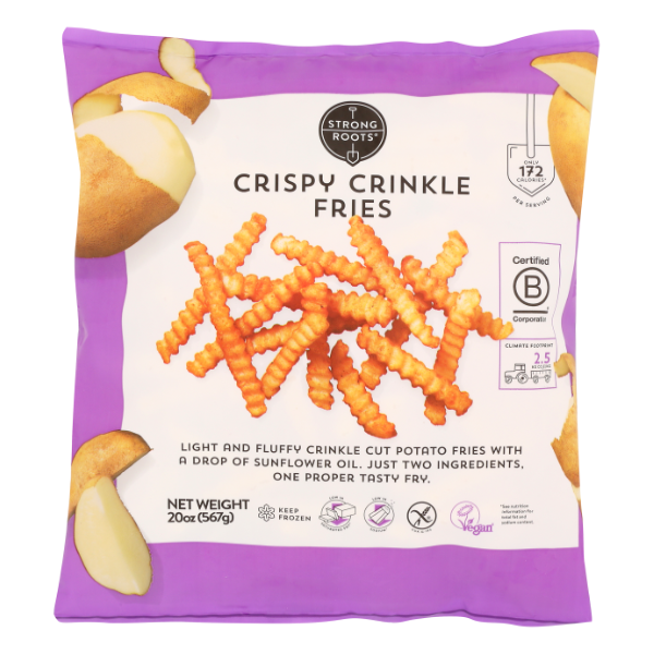 Strong Roots Crispy Crinkle Fries - 20 Ounce