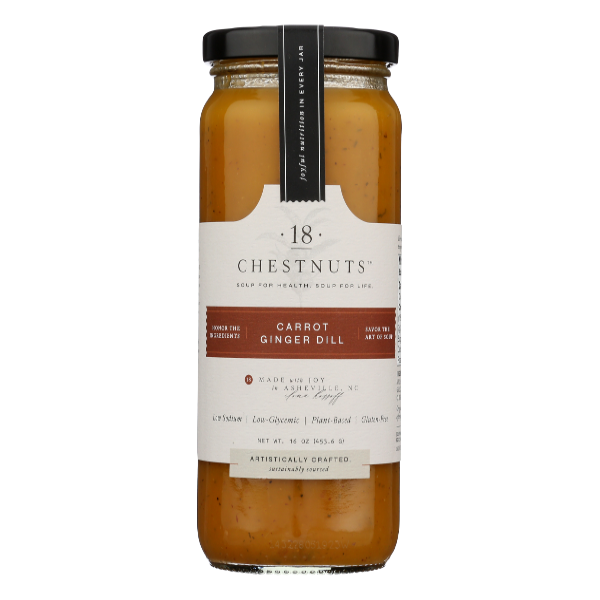 18 Chestnuts Carrot Ginger Dill Soup - 16 Fluid ounce