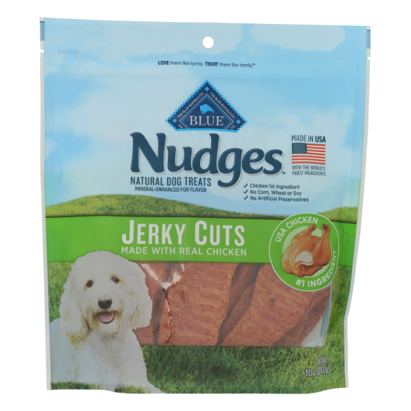 Blue Buffalo Budges Jerky Cuts Chicken Dog Treats - 10 Ounce