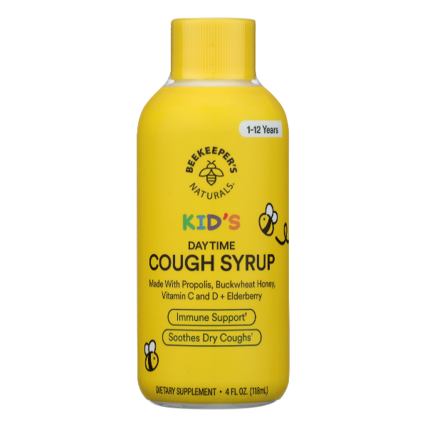 Beekeeper's Kids Propolis Daytime Cough Syrup - 4 Fluid ounce