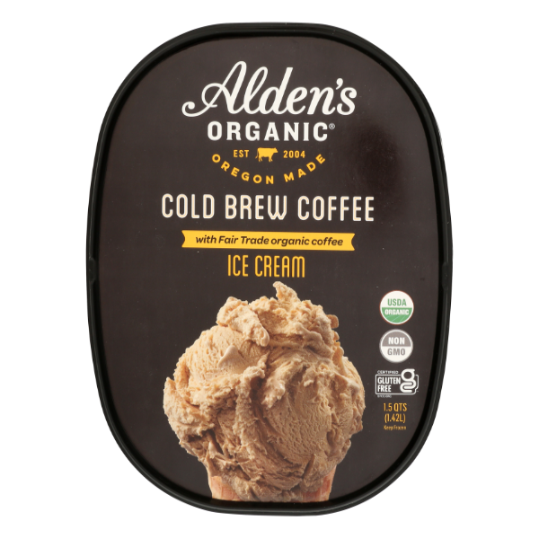Alden's Cold Brew Coffee Ice Cream - 48 Fluid ounce