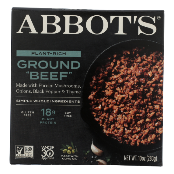 Abbot's Plant Based Ground " Beef " - 10 Ounce