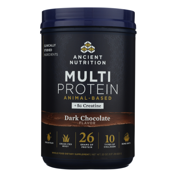 Ancient Nutrition Multi Protein + Creatine - Dark Chocolate - 15srv - 1.37 Pound