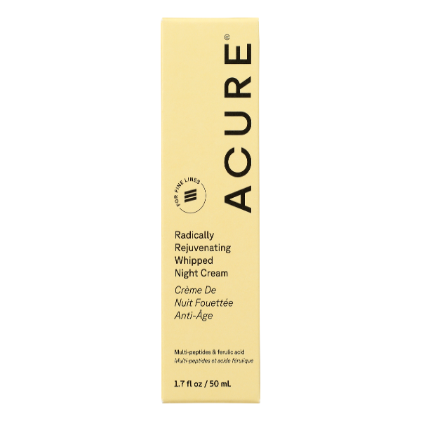 Acure Radically Rejuvenating Whipped Night Cream - 1.7 Fluid ounce