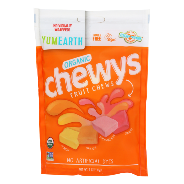 Yum Earth Organic Chewy Fruit Chews - 5 Ounce