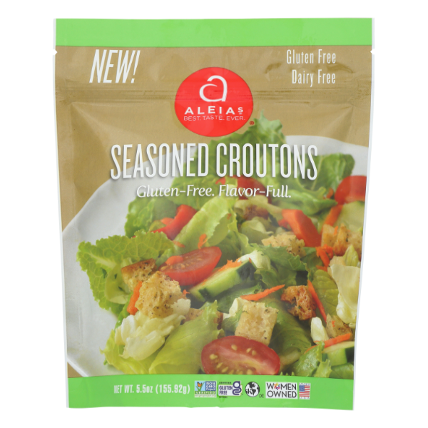 Aleias Seasoned Croutons - 5.5 Ounce