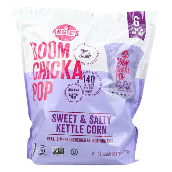 Angie's Boom Chicka Pop Sweet & Salty Kettle Corn - 6 Ounce