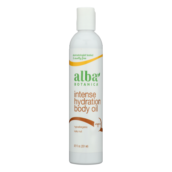Alba Botanica Deep Moisturizing Kukui Nut Hawaiian Body Oil - 8.5 Ounce