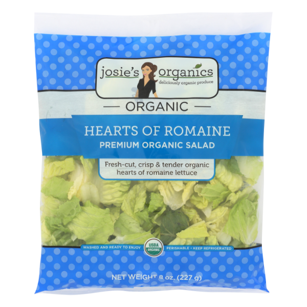 Josie's Organic Hearts Of Romaine - 8 Ounce