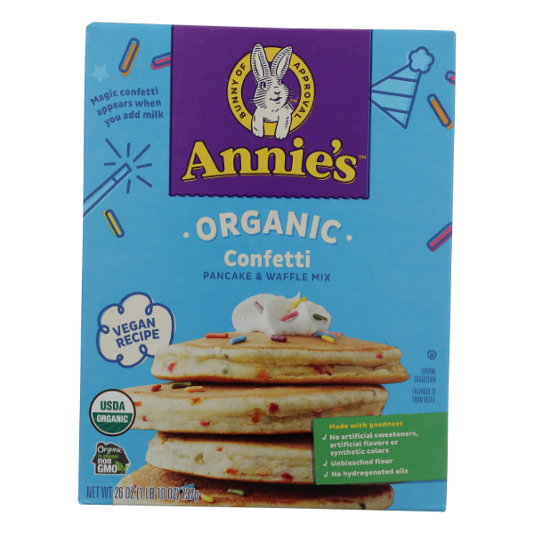 Annies Homegrown Organic Birthday Confetti Pancake Mix - 26 Ounce