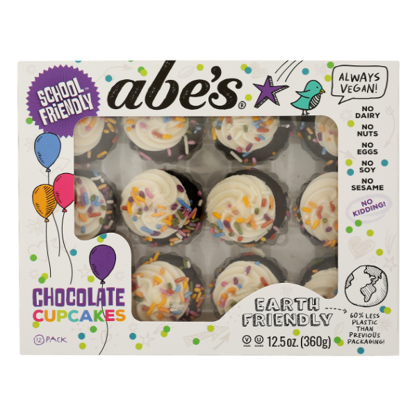 Abe's Chocolate Cupcakes - 12.5 Ounce