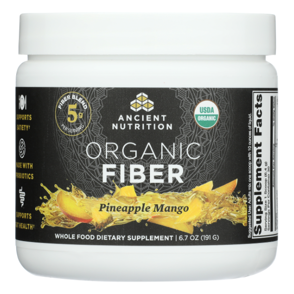 Ancient Nutrition Organic Fiber Pineapple Mango 30srv - 191 Gram