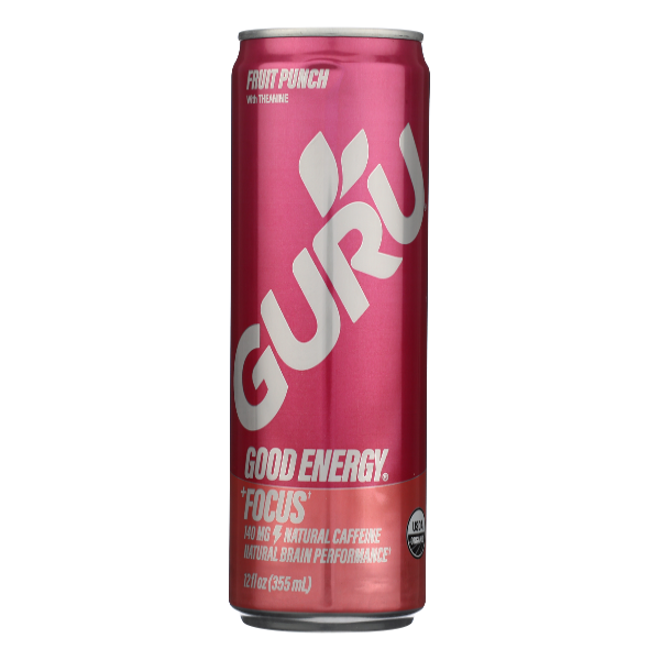 Guru Fruit Punch Energy Beverage Single Can - 12 Fluid ounce