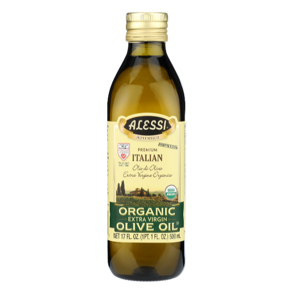 Alessi Organic Extra Virgin Olive Oil - 17 Fluid ounce