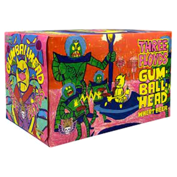3 Floyds Brewing Gumball Head Wheat Beer 6pk Cans - 72 Fluid ounce