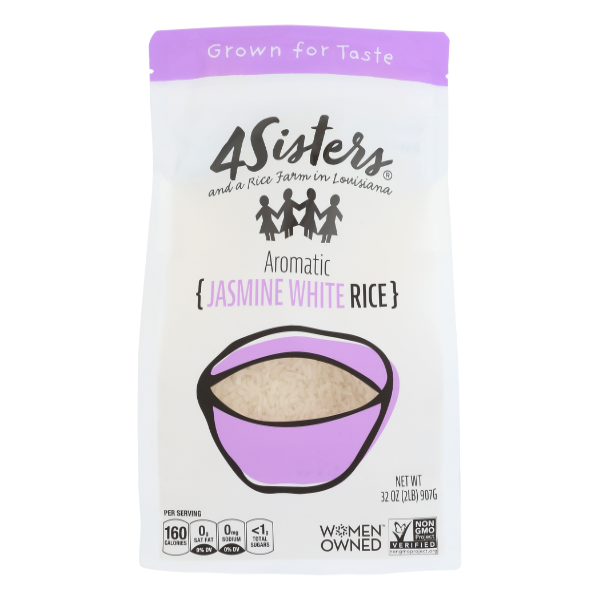 4sisters Aromatic Jasmine White Rice - 2 Pound