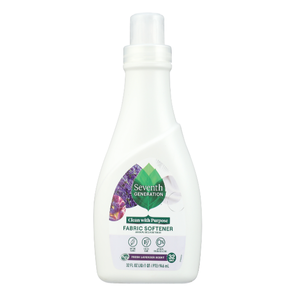 Seventh Generation Fresh Lavendar Scent Fabric Softener 32 Loads - 32 Ounce