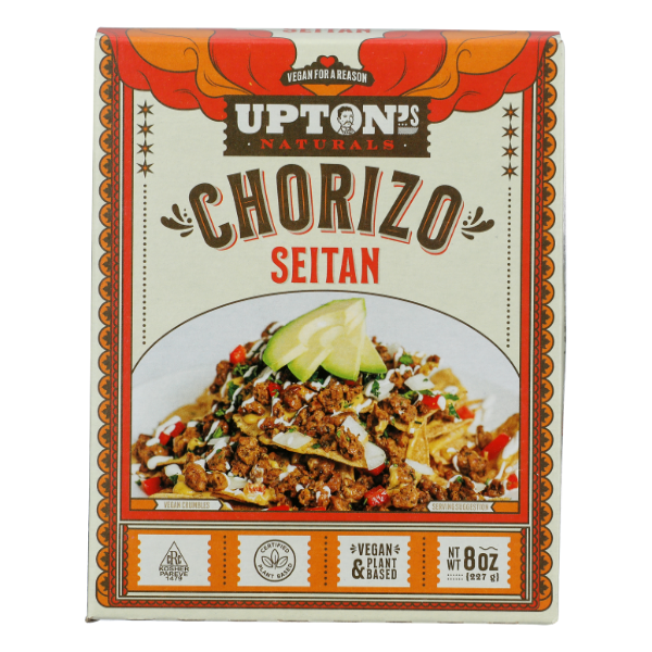 Upton's Naturals Chorizo Seitan - 8 Ounce