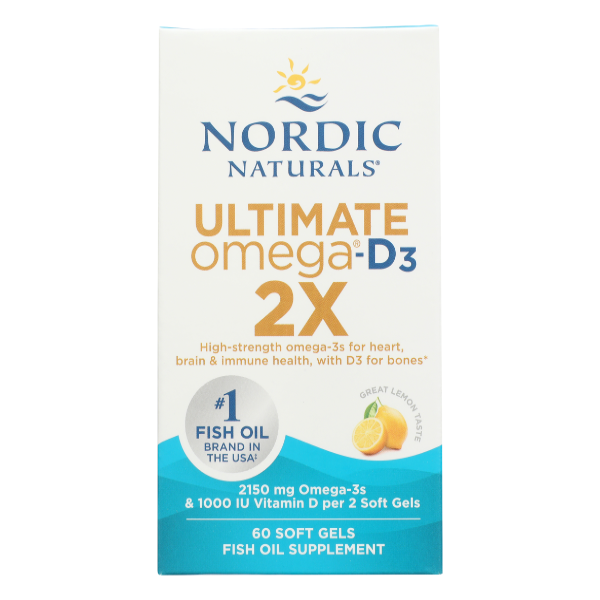 Nordic Naturals Ultimate Omega 2x With D3 - 60 Each