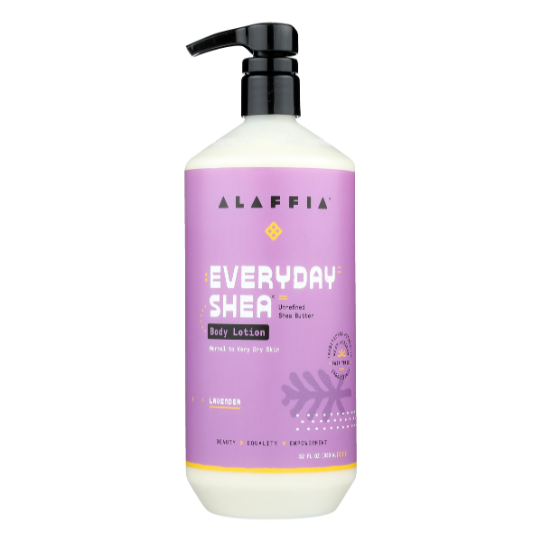 Alaffia Lavender Everyday Shea Lotion - 32 Fluid ounce