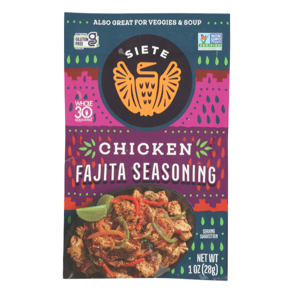 Siete Seasoning Chicken Fajita - 1 Ounce
