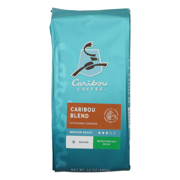 Caribou Coffee Decaf Caribou Blend Ground Coffee - 12 Ounce
