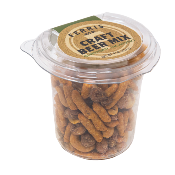 Ferris Coffee & Nut Co. Cheddar Jalapeno Craft Beer Mix To Go Cup - 4 Ounce