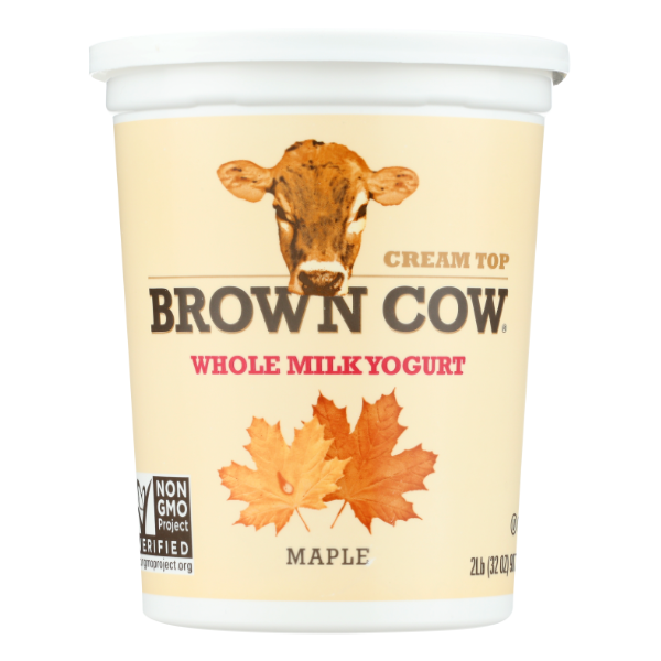 Brown Cow Whole Milk Maple Yogurt - 32 Fluid ounce