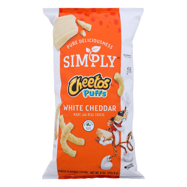 Simply Cheetos White Cheddar Puffs - 8 Ounce