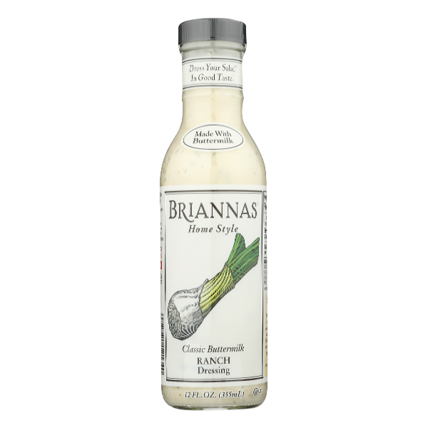 Briannas Classic Buttermilk Ranch Dressing - 12 Ounce