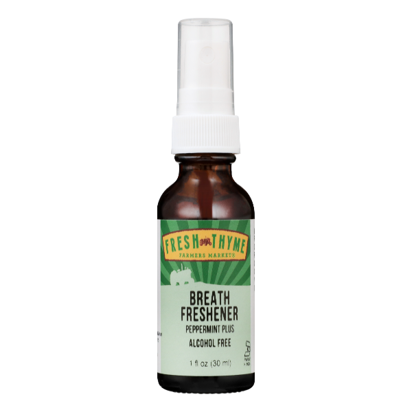 Fresh Thyme Alcohol Free Peppermint Plus Breath Freshener Spray - 1 Fluid ounce