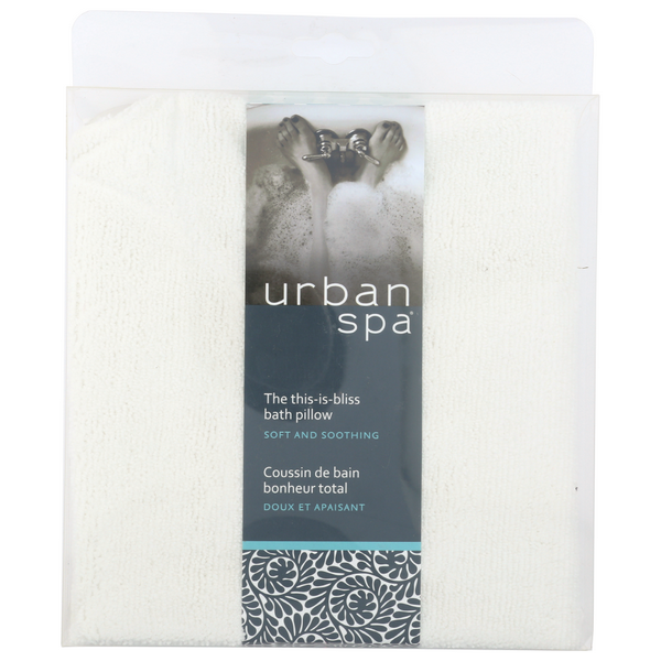 Urban Spa Microfiber Bath Pillow - 1 Each