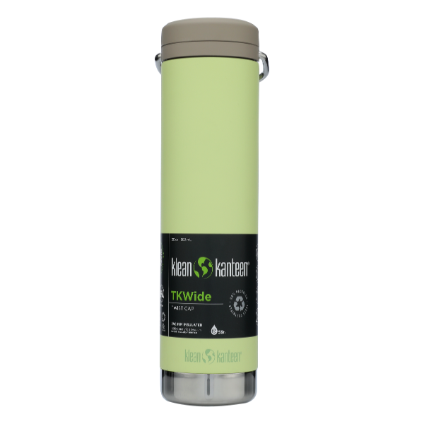 Klean Kanteen Tkwide 20oz W/ Twist Cap Shadow Lime - 20 Ounce