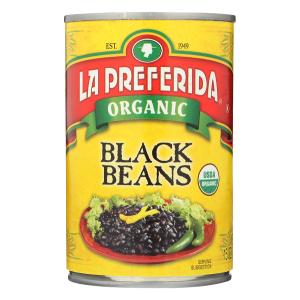 La Preferida Organic Black Beans - 15 Ounce