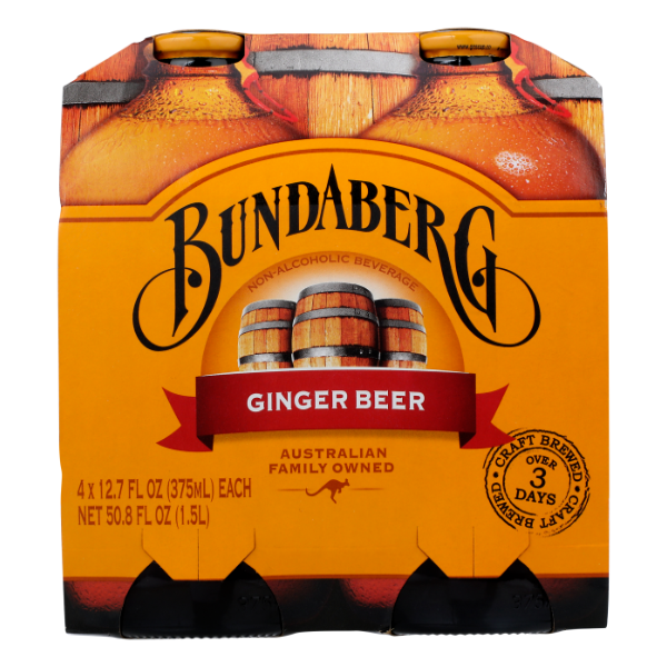 Bundaberg Ginger Beer 4pk - 1500 Millilitre