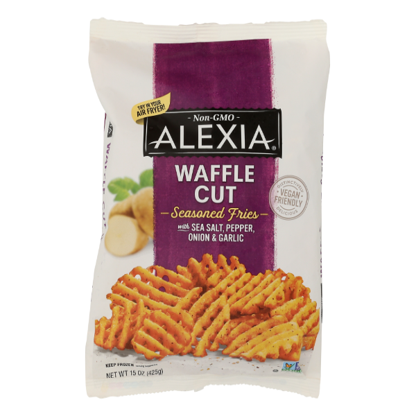 Alexia Seasoned Waffle Cut Fries - 15 Ounce