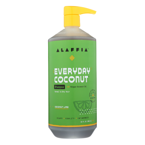 Alaffia Coconut Lime Everyday Coconut Shampoo - 32 Fluid ounce