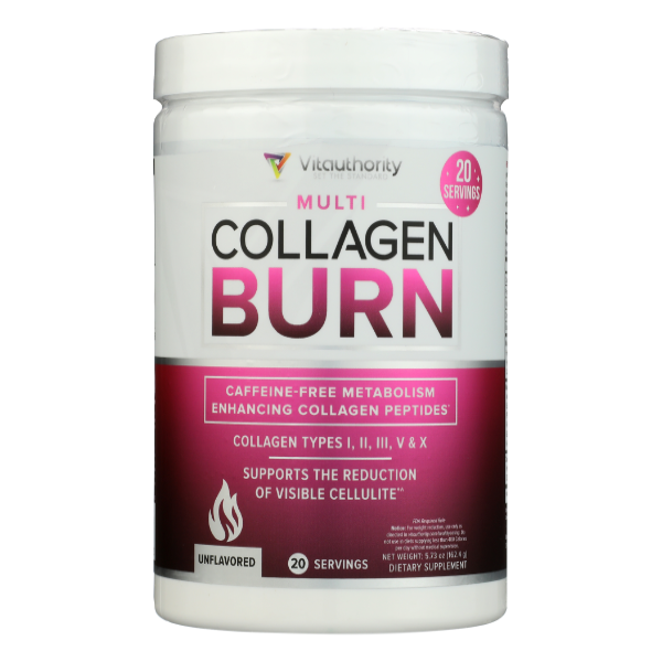 Vitauthority Multi Collagen Burn Unflavored - 10 Ounce