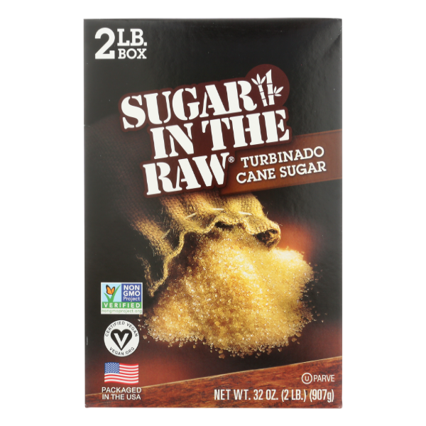 In The Raw Turbinado Cane Sugar 2lb - 2 Pound