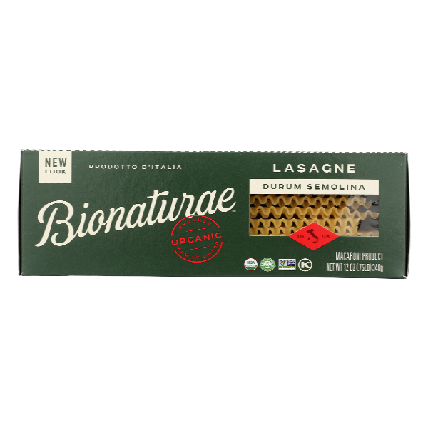 Bionaturae Organic Pasta Lasagna - 12 Ounce