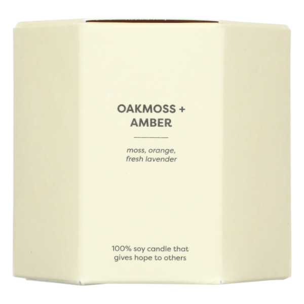 Calyan Wax Co Oakmoss And Amber Soy Candle In Glass Tumbler - 8.8 Ounce