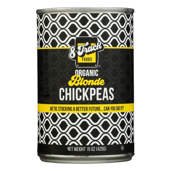 8 Track Foods Chickpeas Blonde - 15 Ounce