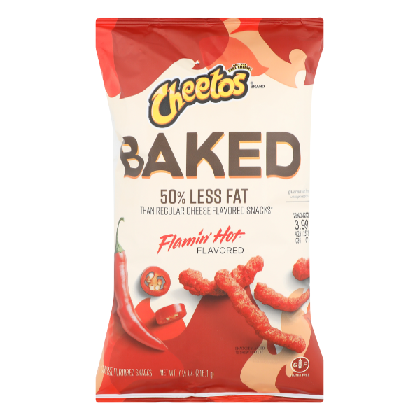 Cheetos Baked Flamin' Hot Cheetos - 7.625 Ounce