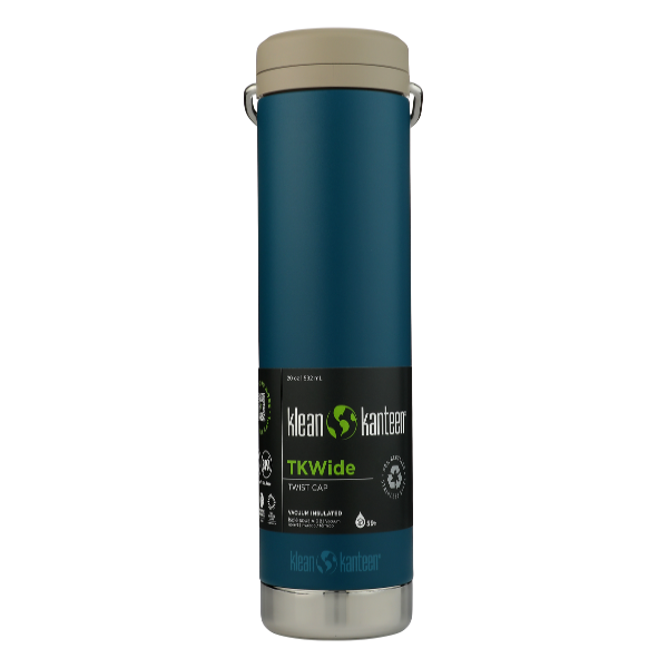 Klean Kanteen Tkwide 20oz W/ Twist Cap Corsair - 20 Ounce