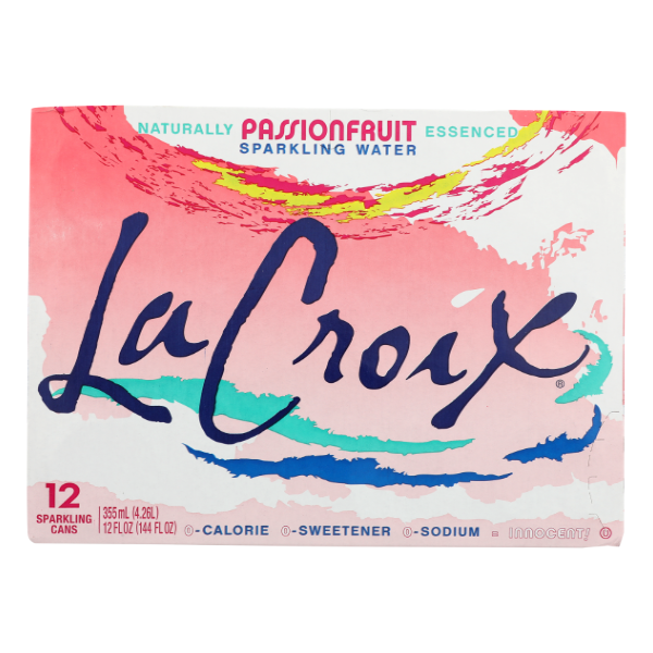 Lacroix Passionfruit Sparkling Water 12 Pack - 144 Fluid ounce