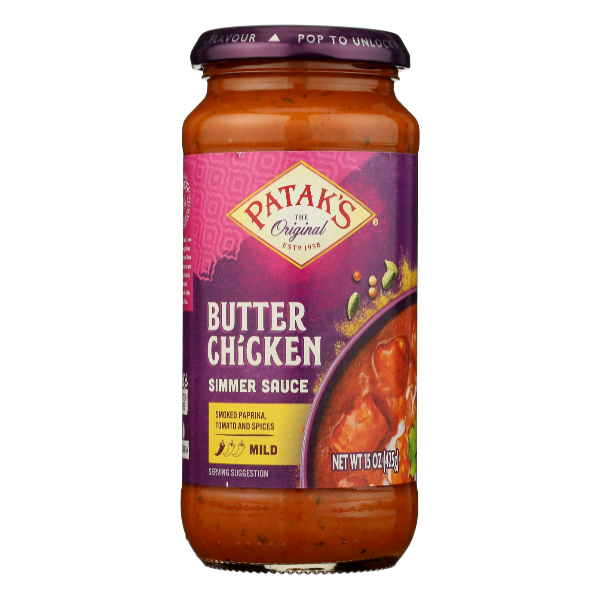 Pataks Butter Chicken Curry Simmer Sauce - 15 Ounce