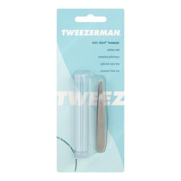 Tweezerman Stainless Steel Mini Slant Tweezers - 1 Each