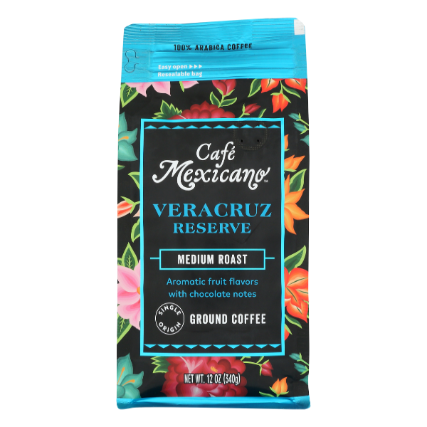 Caf Mexicano Veracruz Reserve Ground Coffee - 12 Ounce